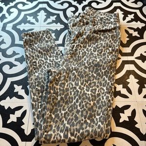 Leopard print jeggings